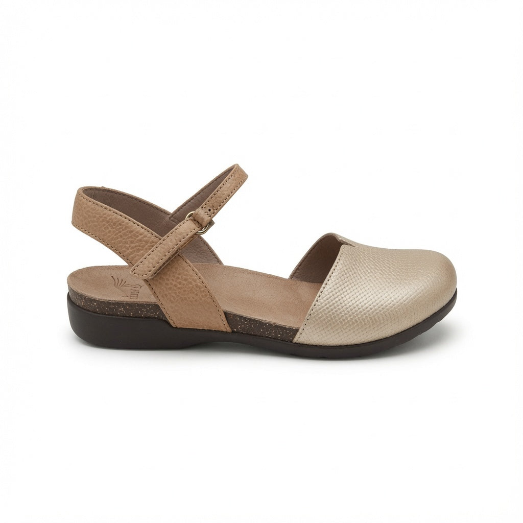 Women's Dansko Rowan Mary Jane - Taupe Metallic