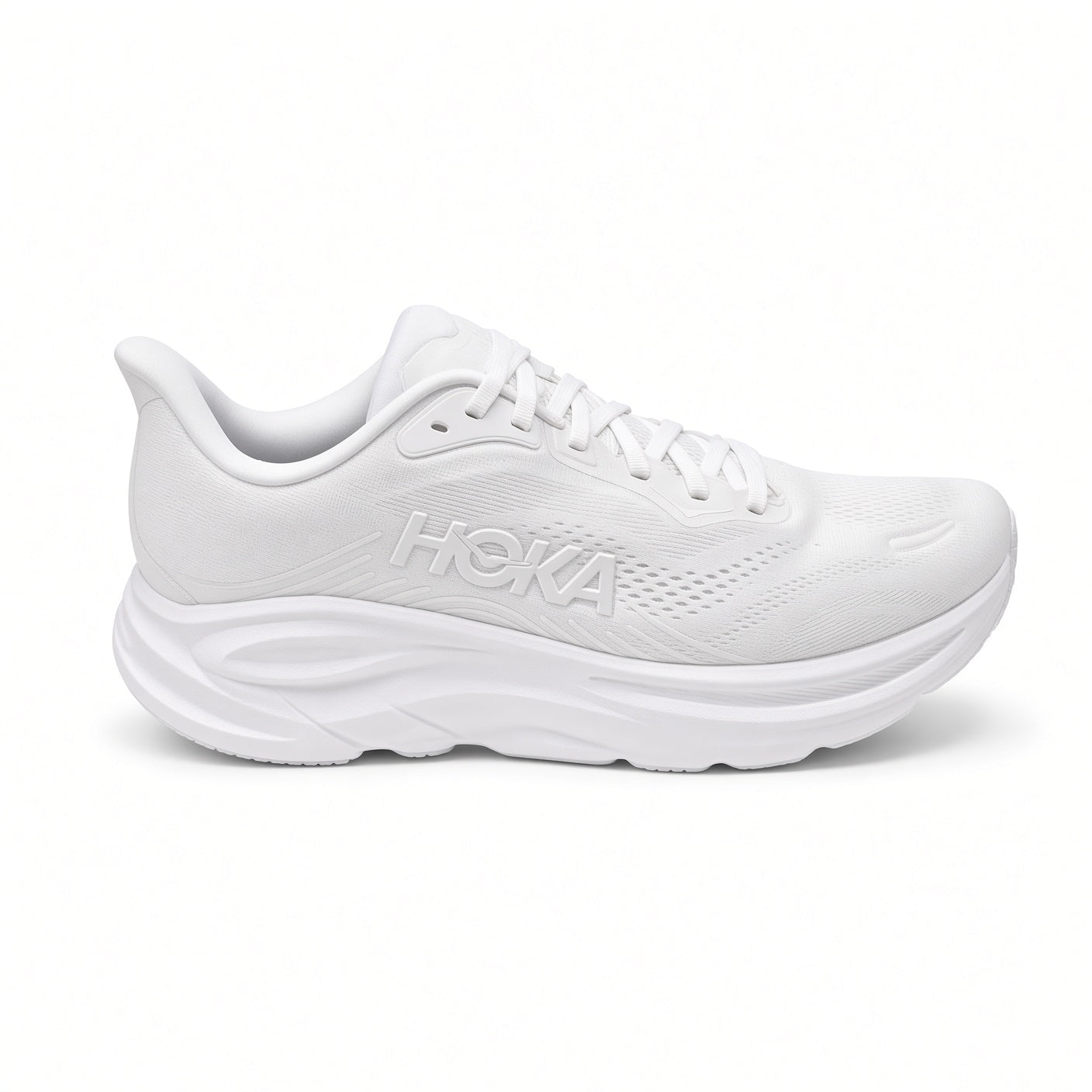 Men’s Hoka Clifton 11 Athletic Shoe - White