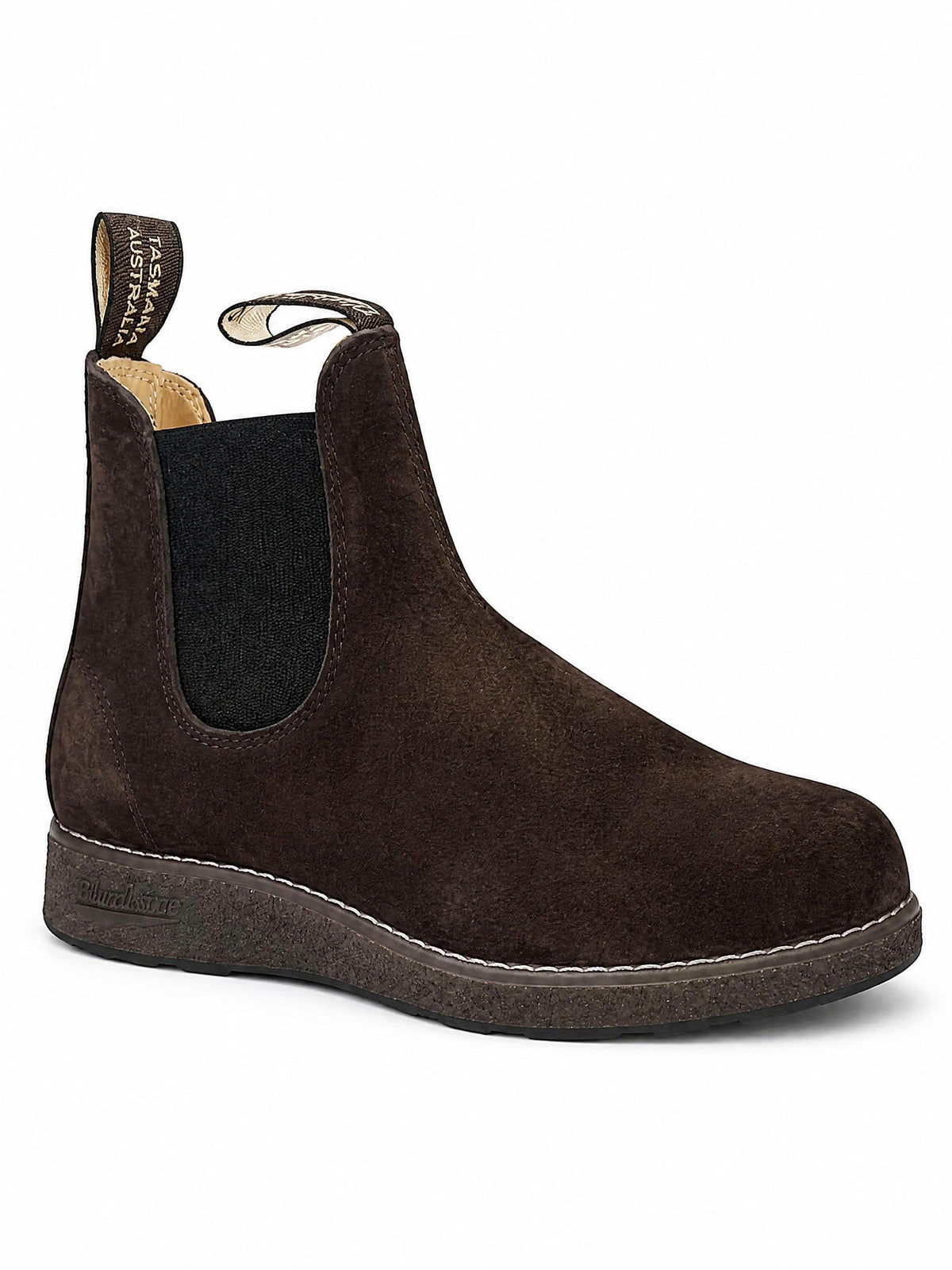 Men's / Women's Blundstone Aerocork Elastic Sided Boot - Deepest Brown