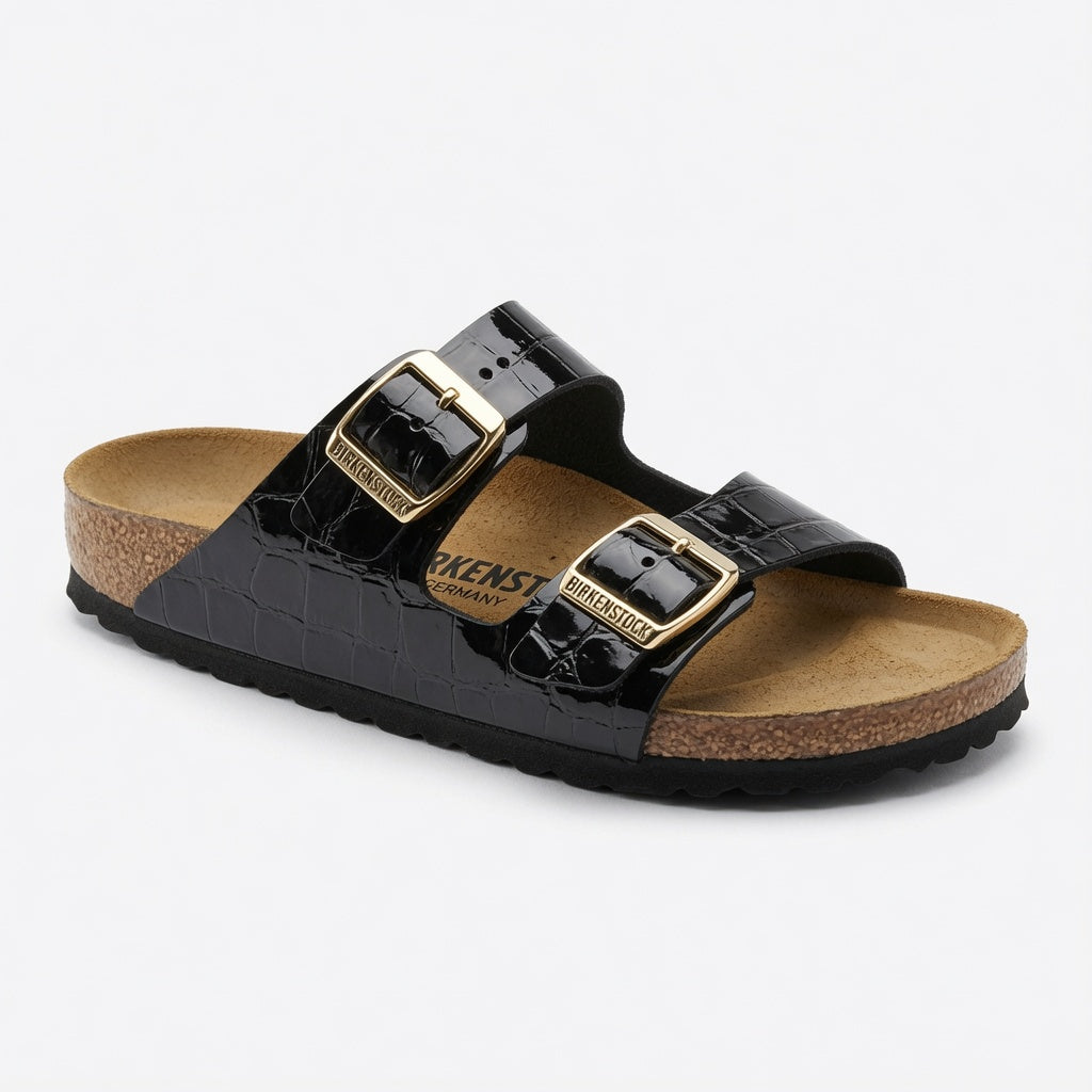 Birkenstock Arizona Emboss Leather Black