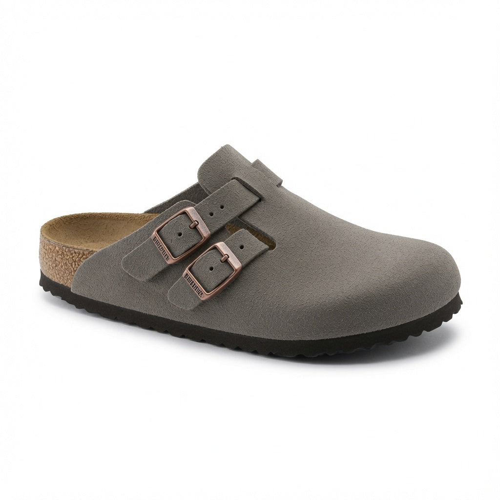 Birkenstock Kids Boston Birko-Flor Clog - Stone