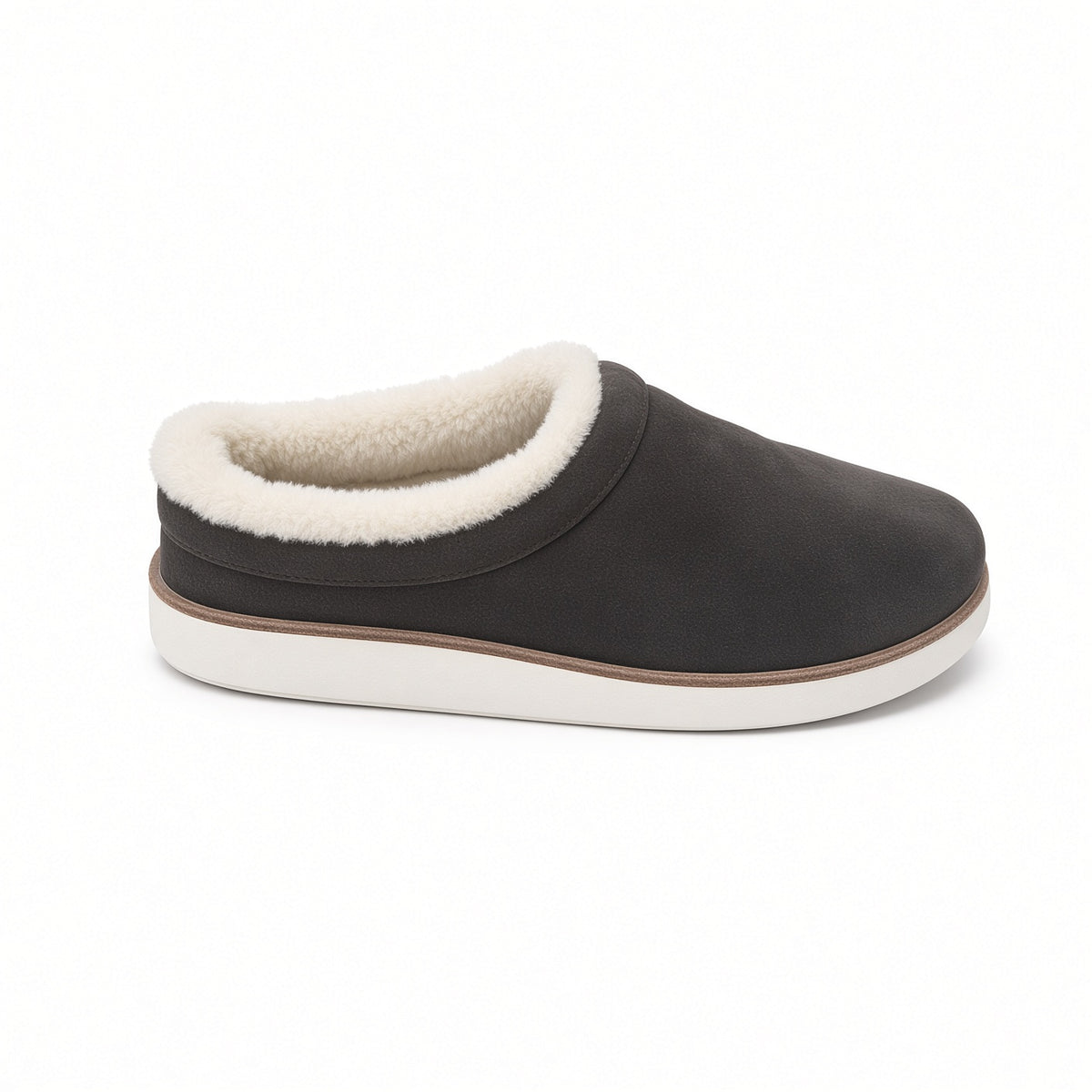 Women's Olukai Mani Slipper - Dark Oak/Golden Sand