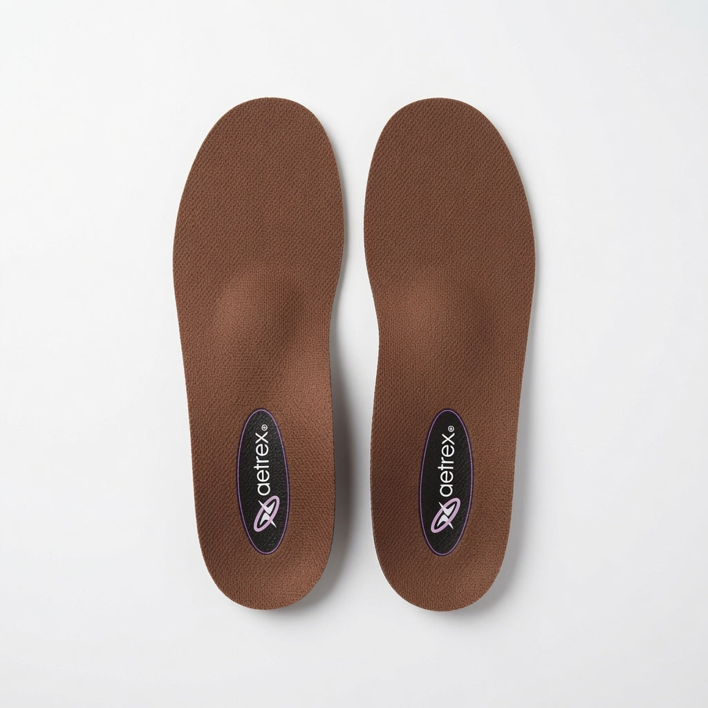 Women's Aetrex L2405 Premium Memory Foam Orthotics - Medium & High Arches - Metatarsal Support
