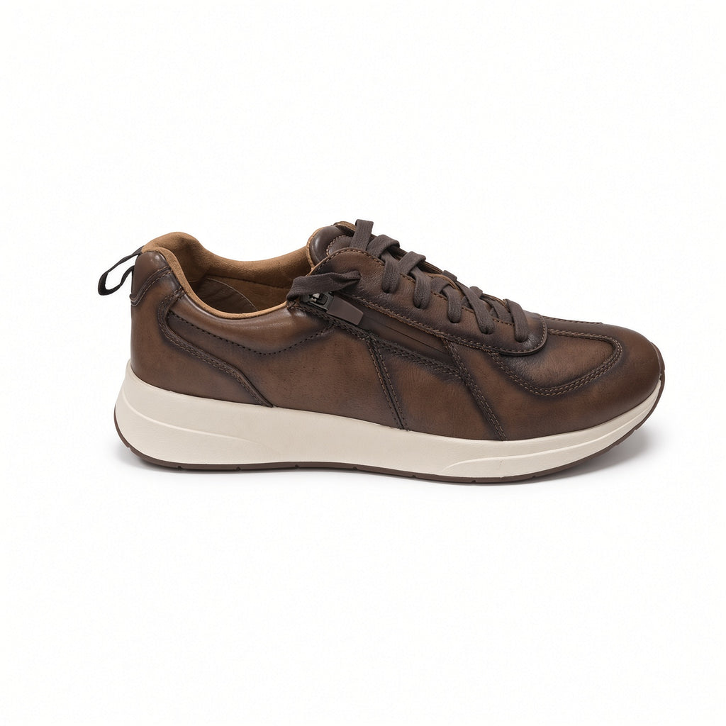 Men's Aetrex Miles Leather Arch Support Sneaker