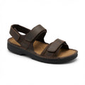 Men's Naot Arthur Sandal - Crazy Horse Leather/Hash Suede