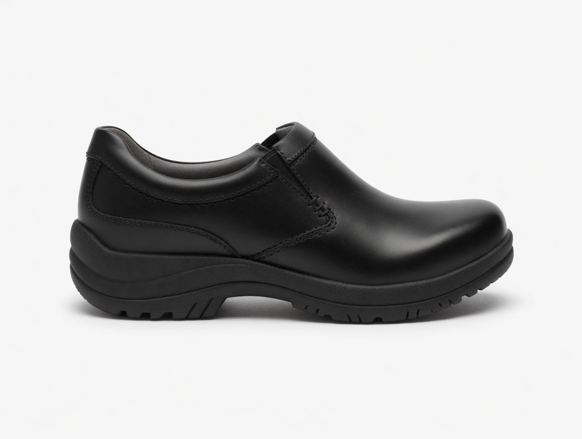 Men's Dansko Wynn Slip On - Black Leather