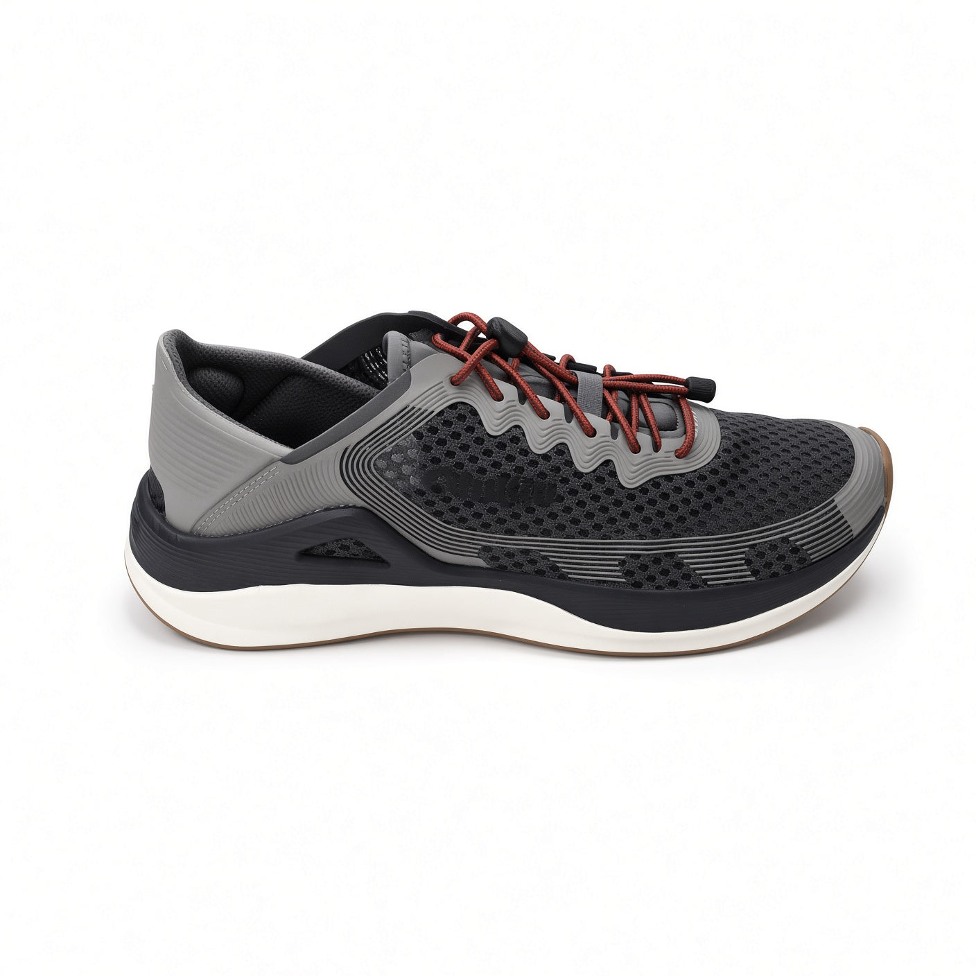 Men's Olukai Ahi Athletic Shoe - Rock/Ash