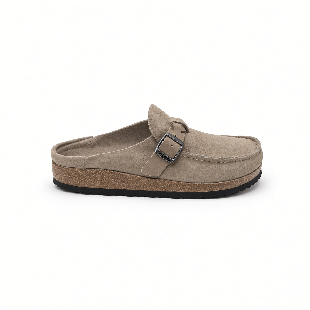 Birkenstock Buckley Braided Suede Clog -Taupe