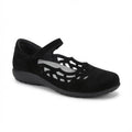 Women's Naot Agathis Mary Jane - Black Velvet Nubuck